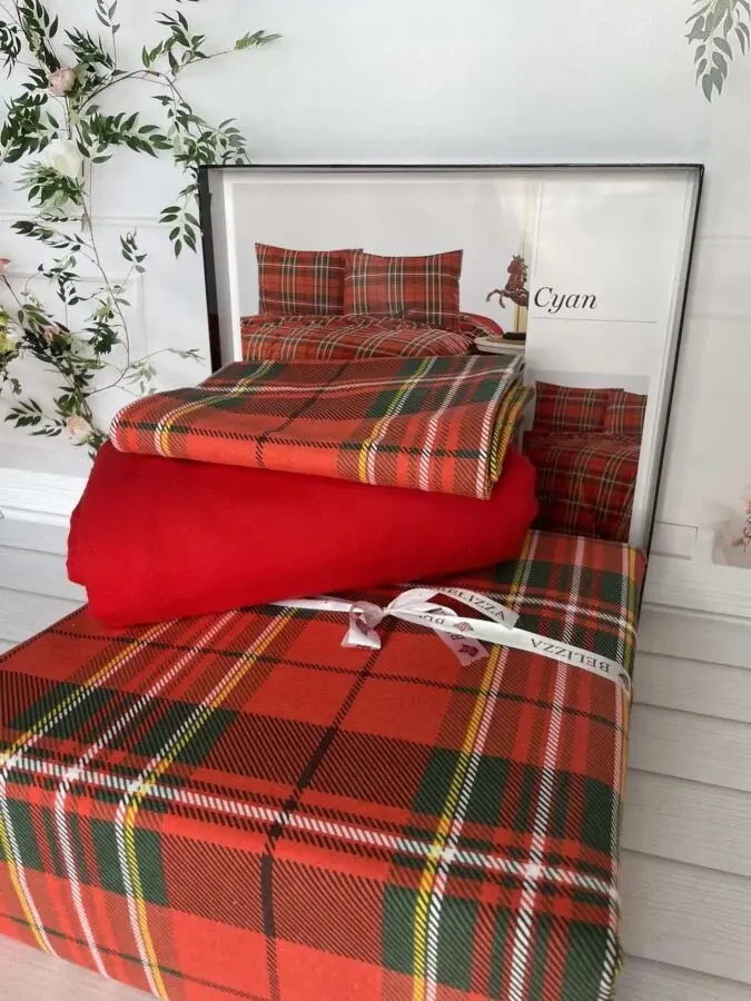 Полуторний комплект постільної білизни з Фланелі. 3