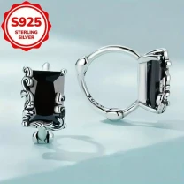 1 пара женских модных серег из серебра С925