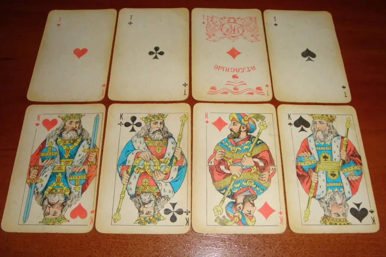 Игральные карты Атласные, 1982 г. 2