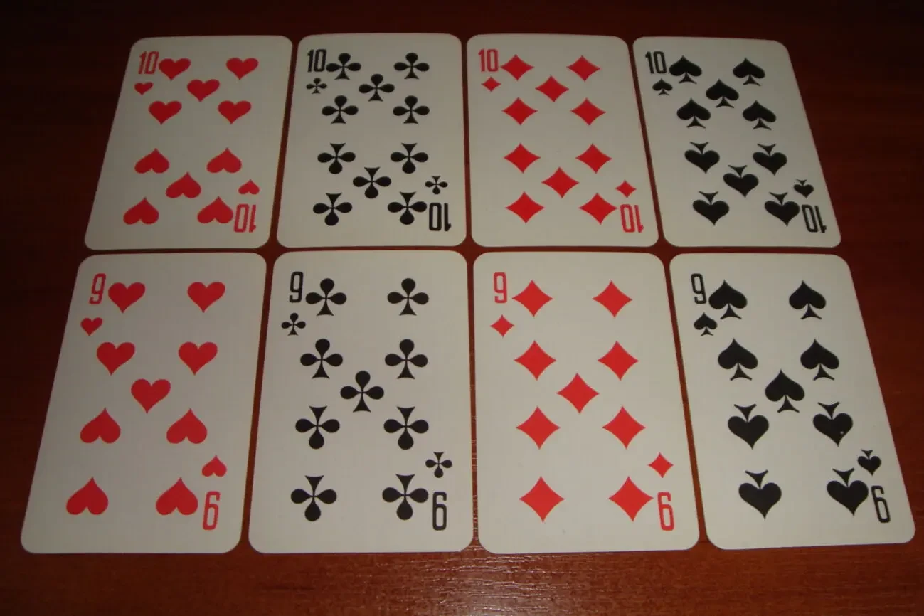 Игральные карты Атласные, 1996 г. 4