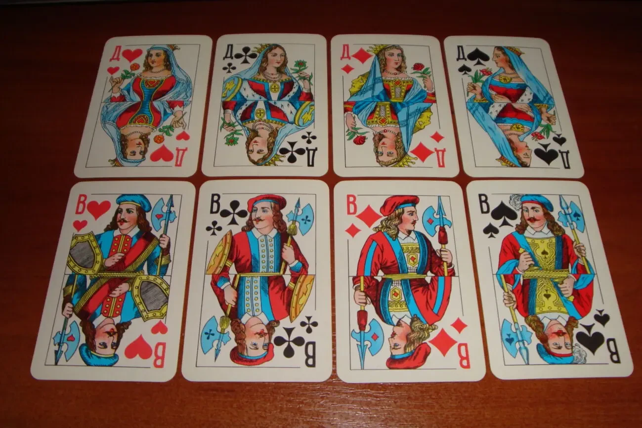 Игральные карты Атласные, 1996 г. 3