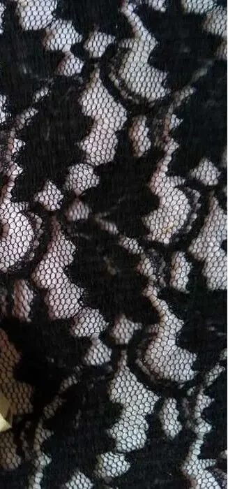 Набор для творчества кружево гипюр черный цвет много кусков 3
