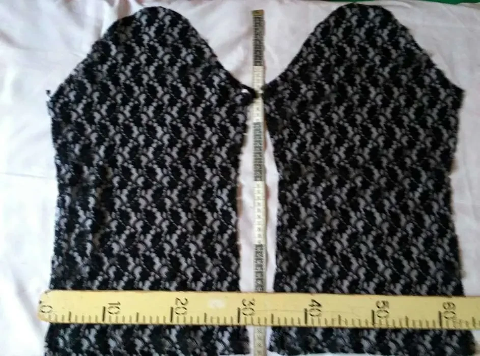 Набор для творчества кружево гипюр черный цвет много кусков 9