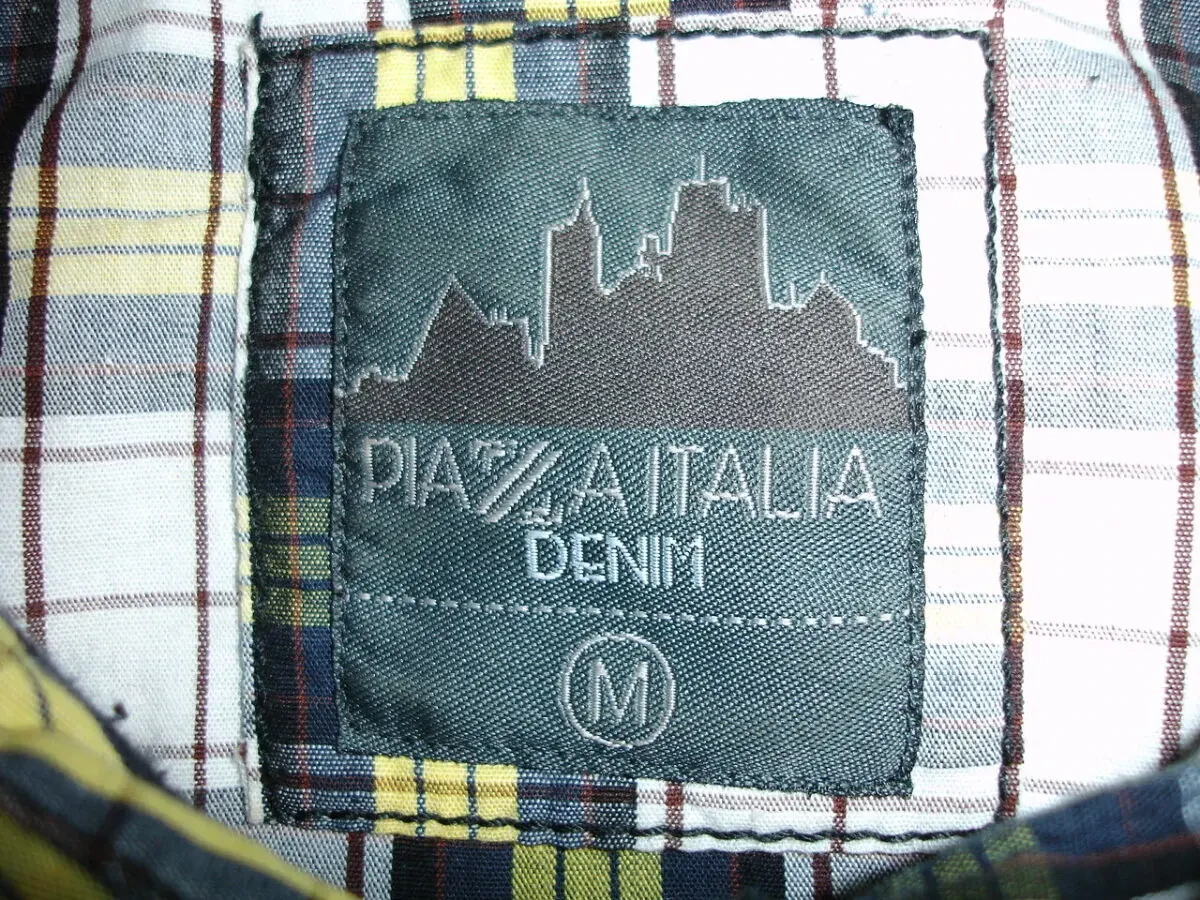 Рубашка/СОРОЧКА М-ка, біла в жовто-чорну клітинку, котон. НОВА. Літня. 3