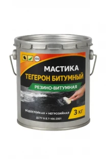 Тегерон битумный ведро 3,0 кг Экобит мастика резино-битумная