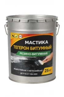 Тегерон битумный ведро 25,0 кг Экобит мастика резино-битумная