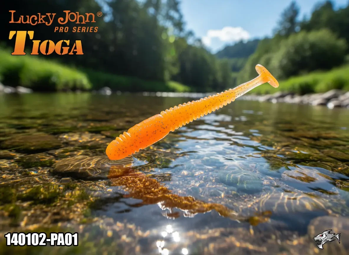 Твистер/виброхвост/мягкие съедобные приманки (силикон) Lucky John 2