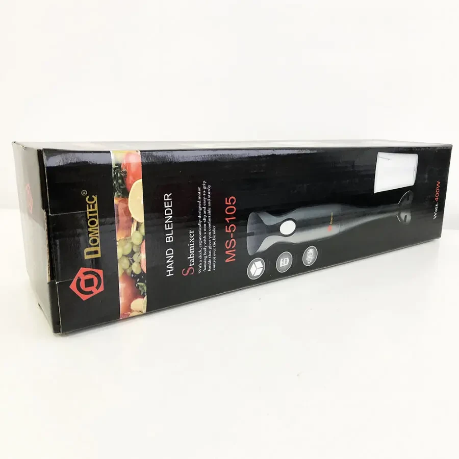Блендер DOMOTEC MS-5105 400 Вт зі склянкою, занурювальний бленбер 2