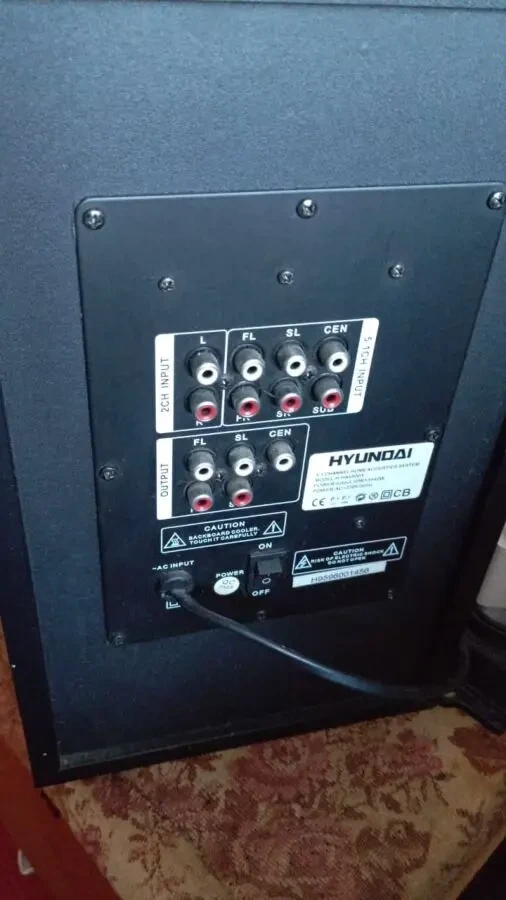 Продам акустичну систему 5.1 Hyundai 4