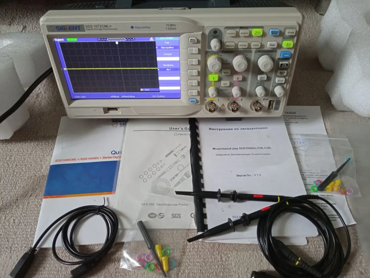 Осциллограф цифровой Siglent sds1072cml