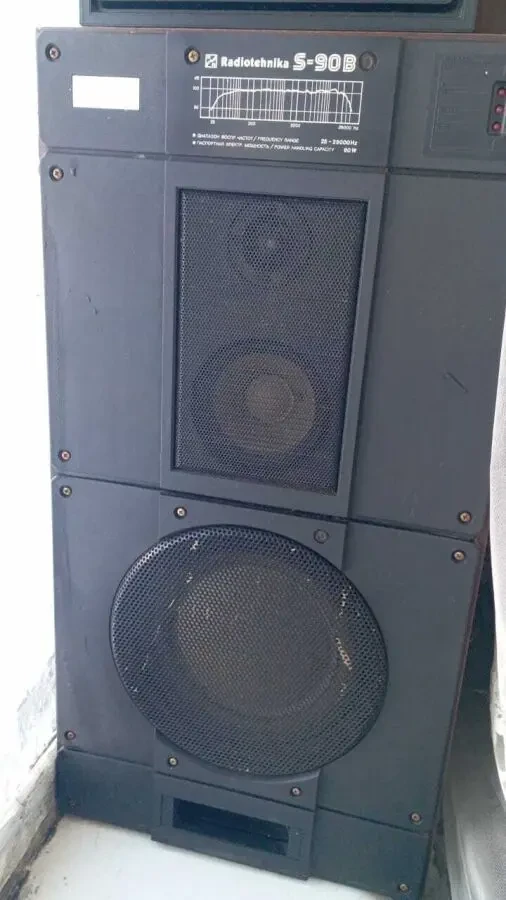 Колонки Radiotehnika S90B та магнітофон Союз110 5