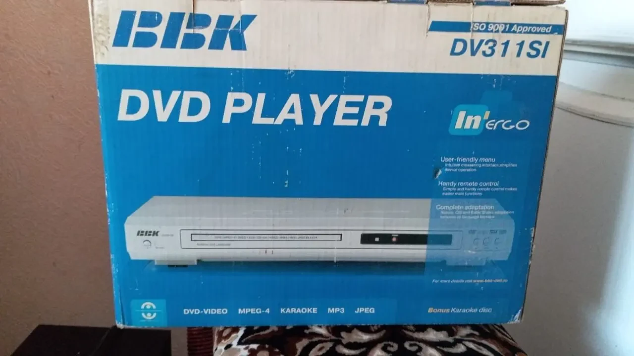Продам новий DVD-плеєр BBK DV 311SI з коробкою 700 грн 2