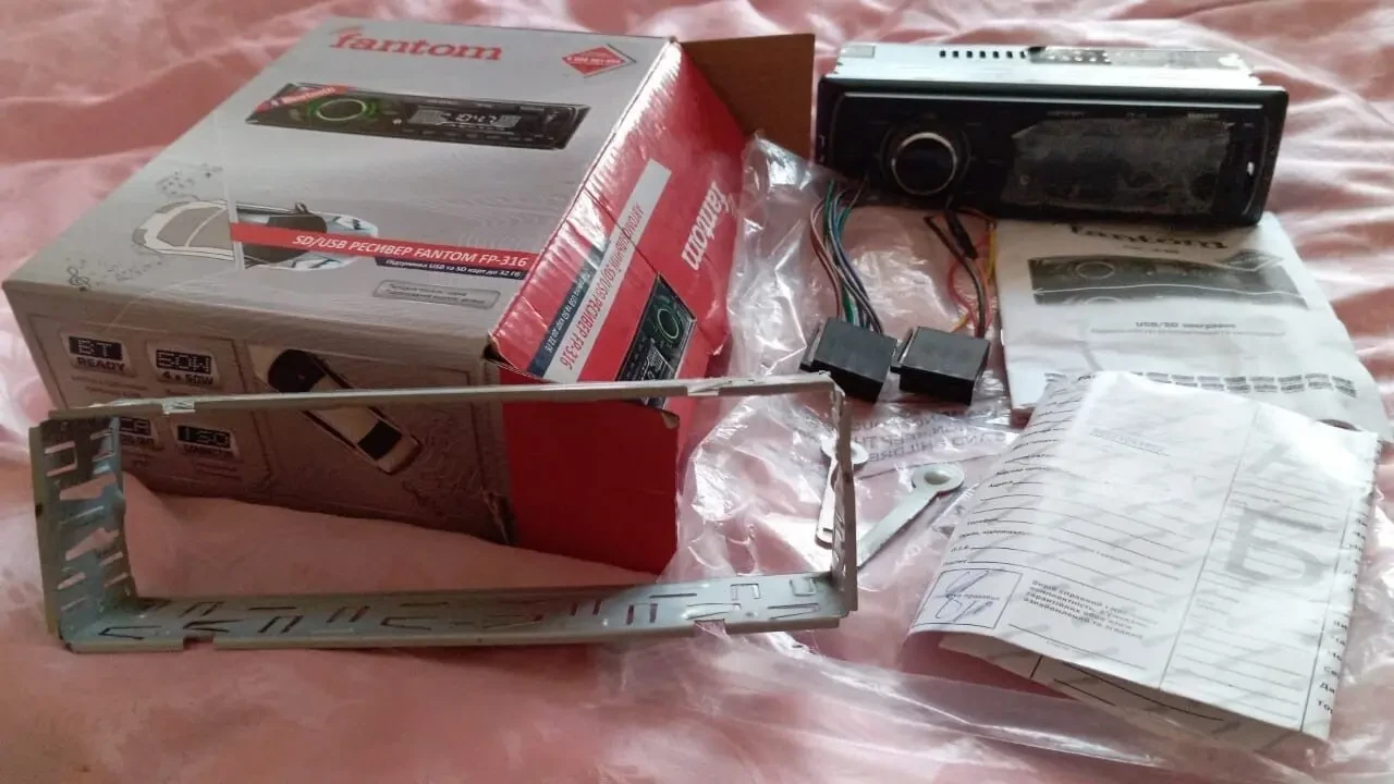 Автомагнітола Fantom FP 316 Bluetooth USB/SD, нова 3