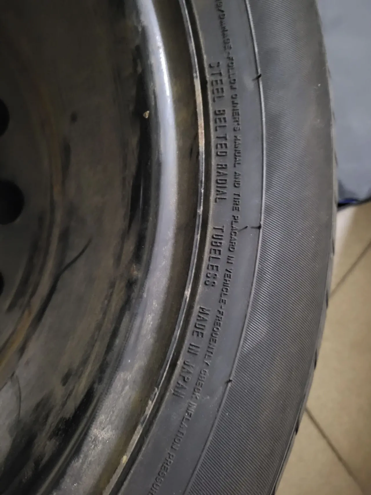 Автомобільне колесо(докатка) з шиною Dunlop 165/65R15 6