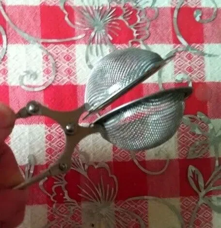 Посуда ситечко щипцы металл нержавейка для заваривания чая 1 штука 9