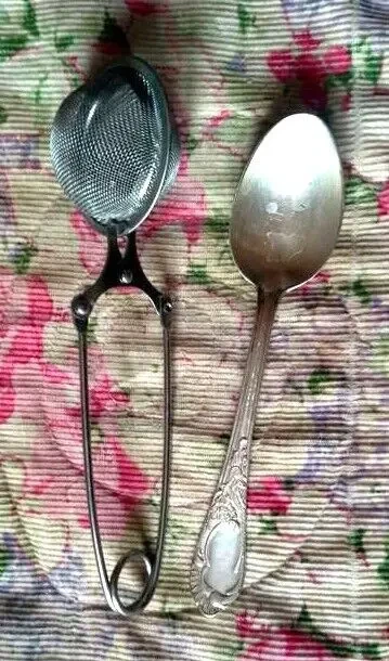 Посуда ситечко щипцы металл нержавейка для заваривания чая 1 штука 7