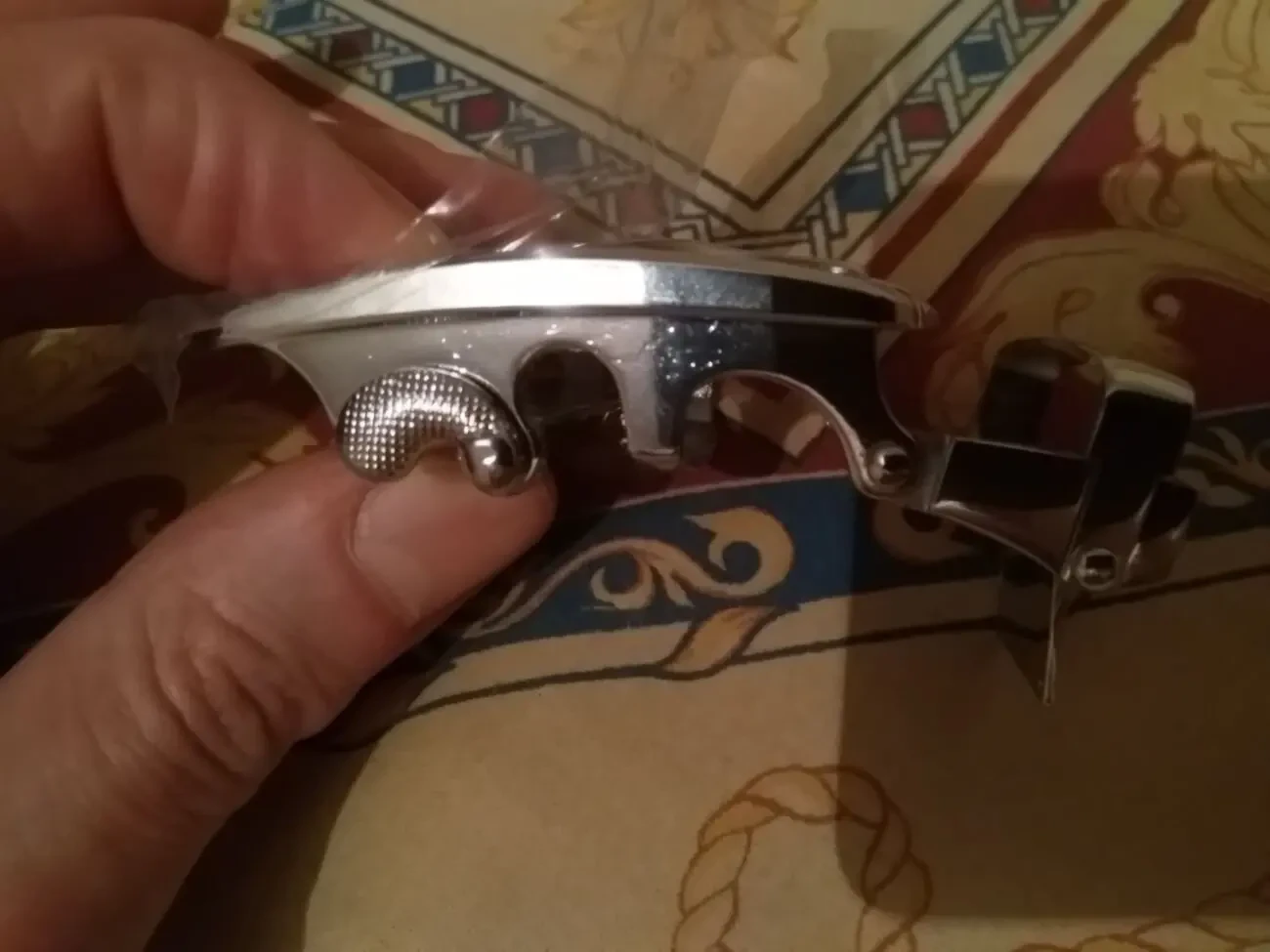 Ремень Jaguar серебристый металлик для мужчин 6