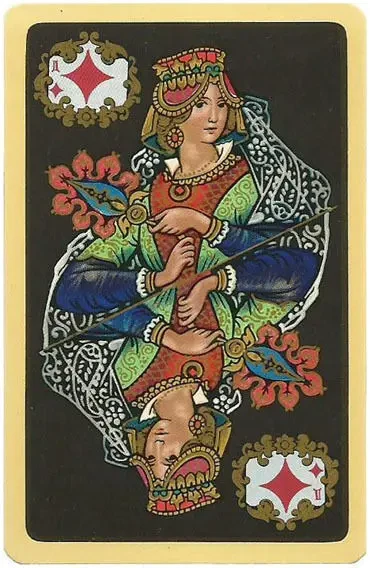 Игральные карты Палех (Ленинградские), 1991 г.