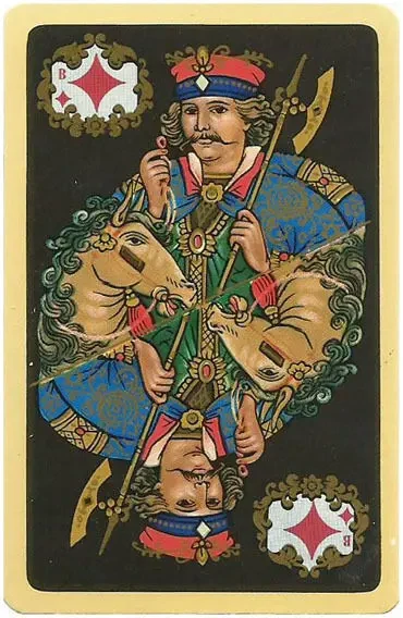 Игральные карты Палех (Ленинградские), 1991 г. 2