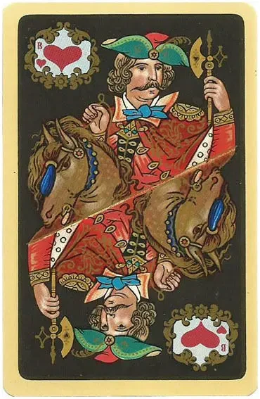 Игральные карты Палех (Ленинградские), 1991 г. 5