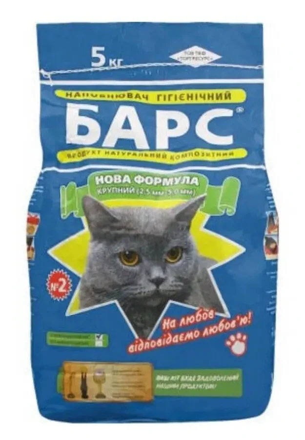 Наповнювач БАРС для котів, 4*5кг (20кг)