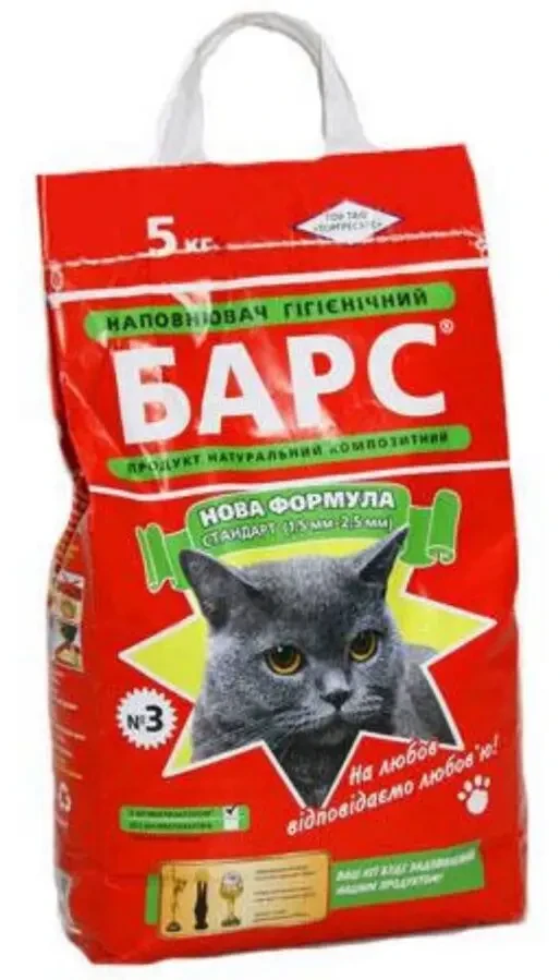 Наповнювач БАРС для котів, 4*5кг (20кг) 3