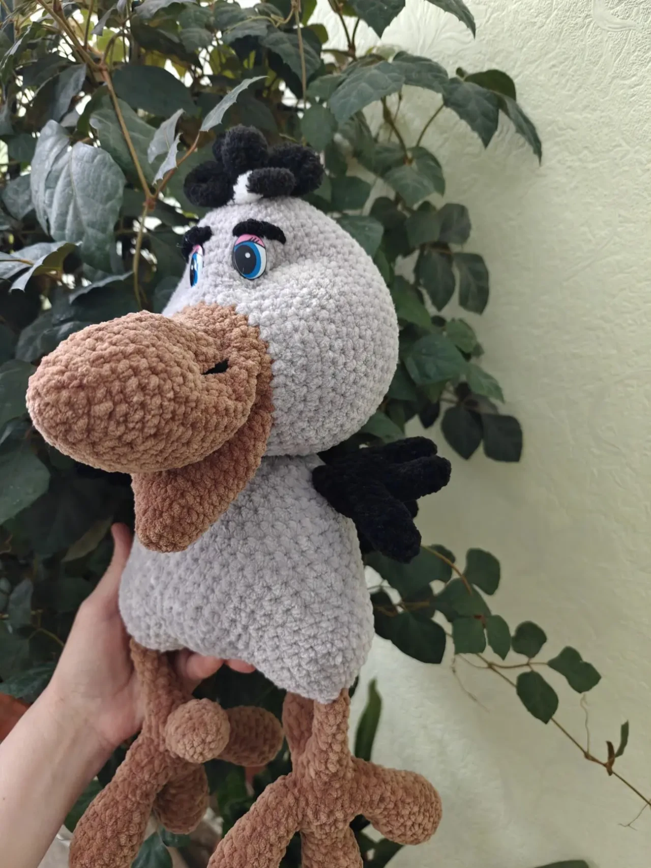 Пташка іграшка 42 см приємний і безпечний подарунок із позитивом 2