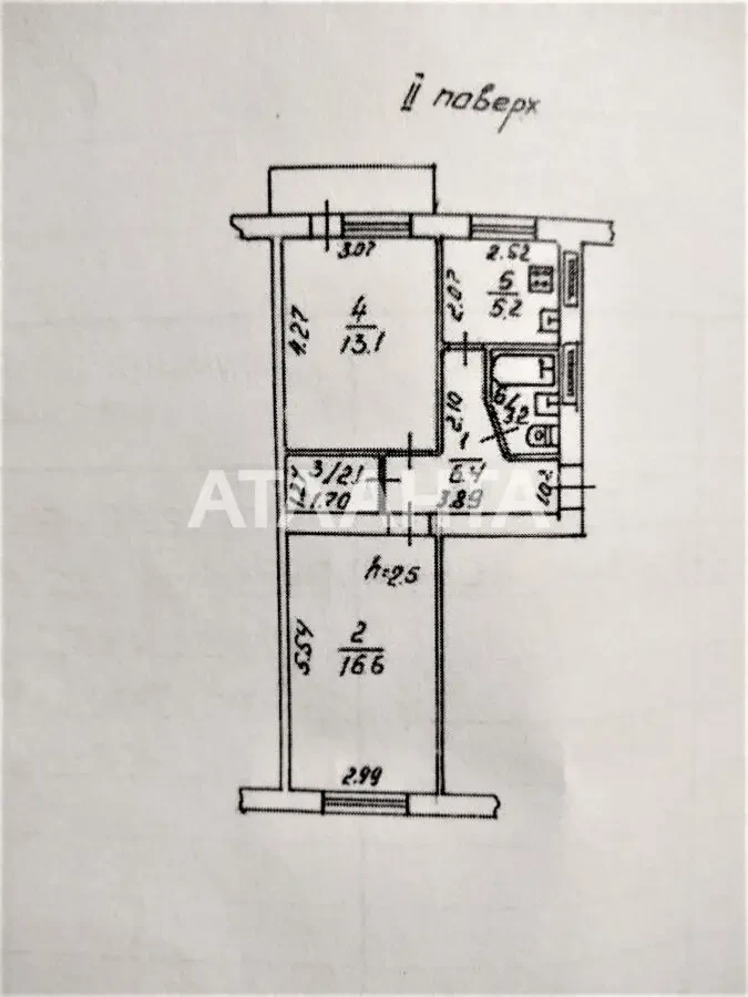Двокімнатна квартира 5