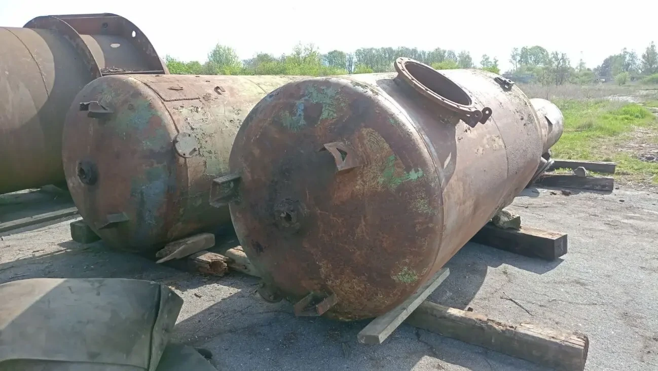 Реторта бочка ємність пиролизная печь цистерна 6