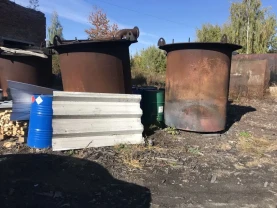 Реторта бочка ємність пиролизная печь цистерна