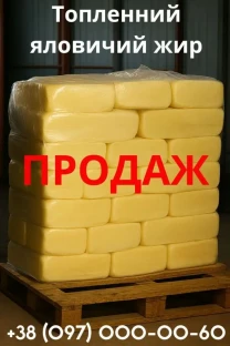 Продам яловичий топлений жир