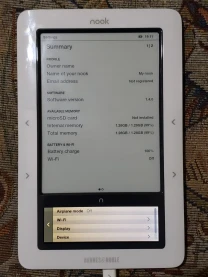 Электронная книга Barnes Noble Nook с Wi-Fi и 3G.