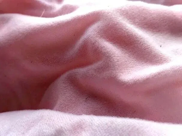 Для кукольных нарядов ткань ворсолан нежно-розовая 2 куска