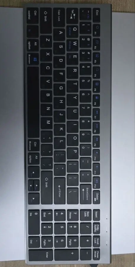 Бездротова клавіатура Bluetooth 5.0/2.4G з перезарядкою