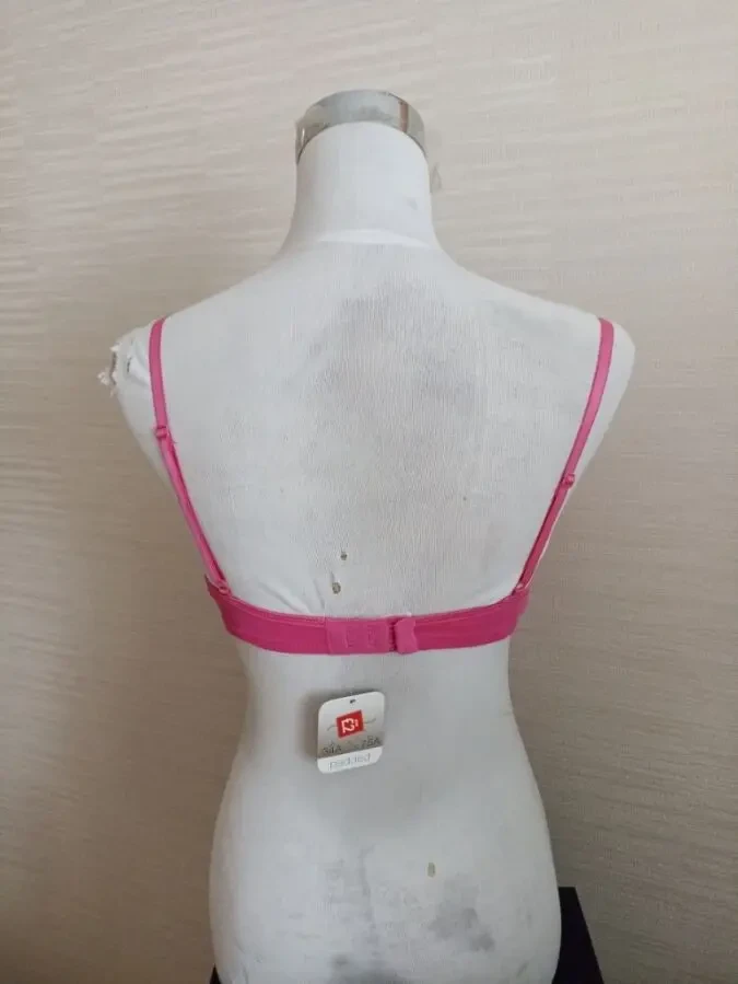 New Look Eur 75A Бюстгальтер хлопковый косточка поролон розово белый 5