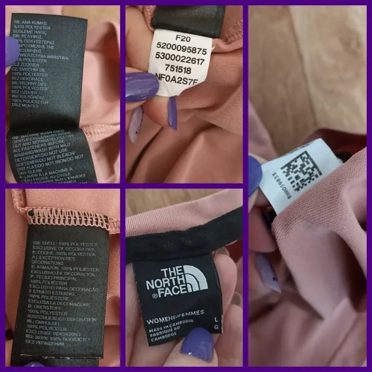 The North Face Спортивная женская футболка св кораллового цвета 9