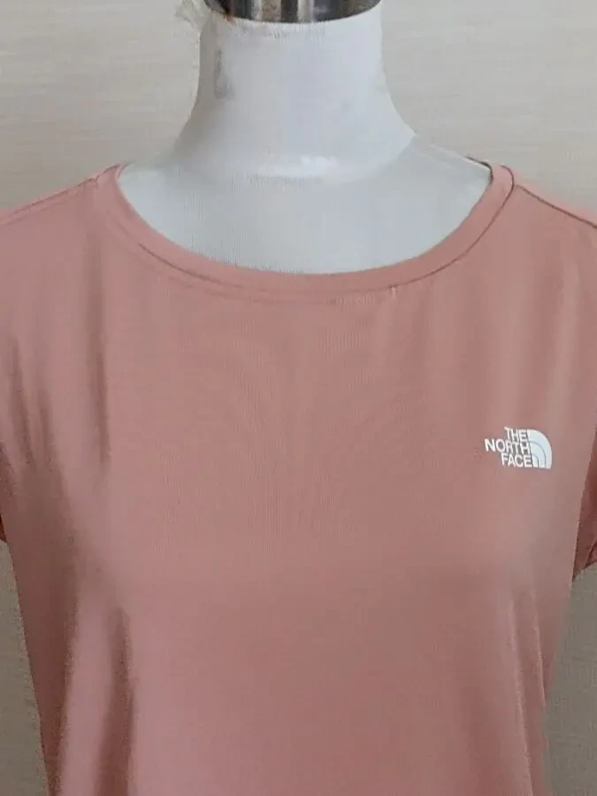 The North Face Спортивная женская футболка св кораллового цвета 6