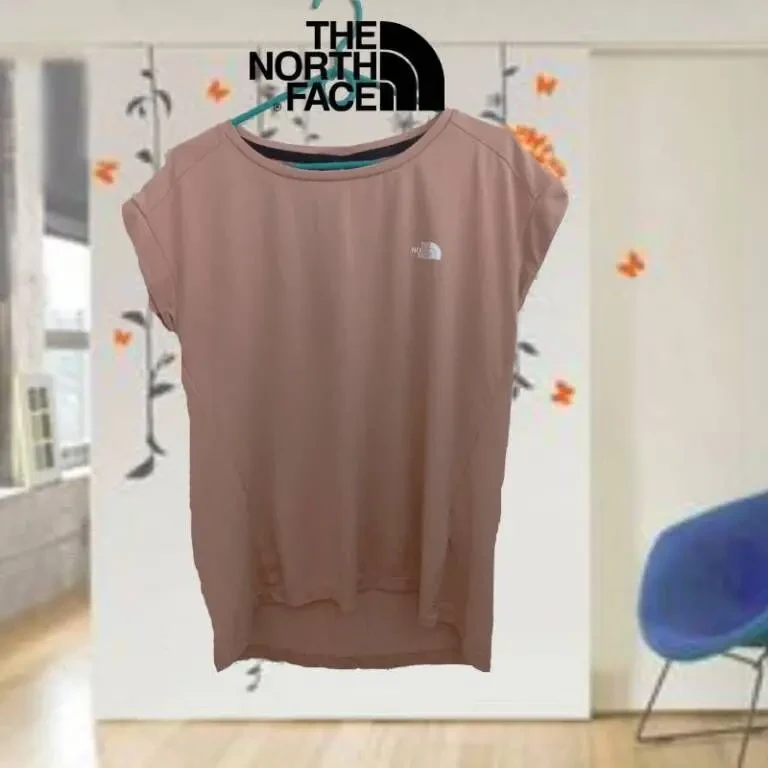 The North Face Спортивная женская футболка св кораллового цвета 2