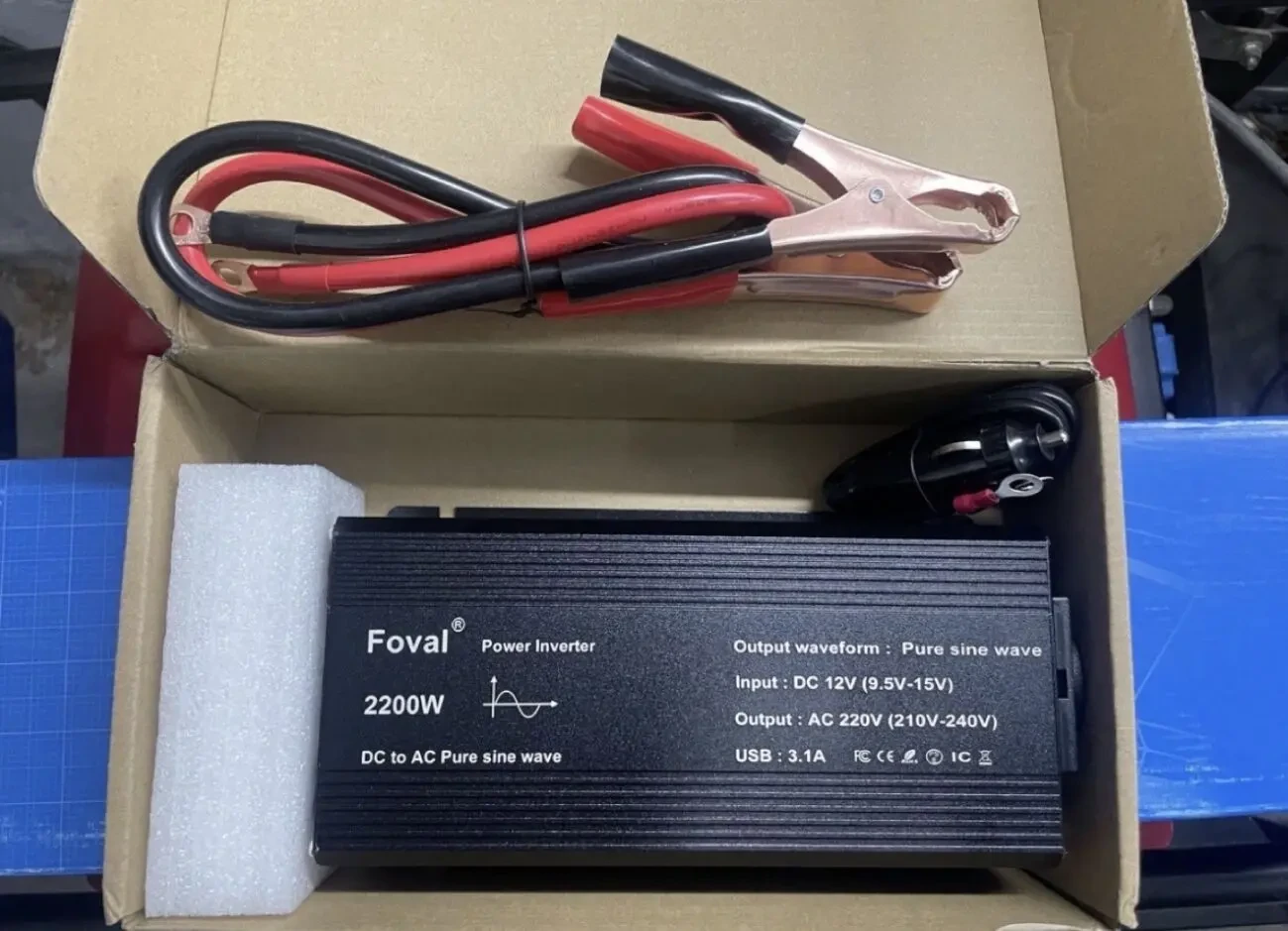 Инвертор Foval 12В 2200 2600 3000Вт 4