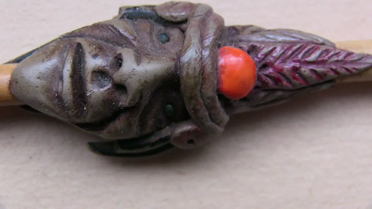 Трубка мундштук, камень Cердолик. 5