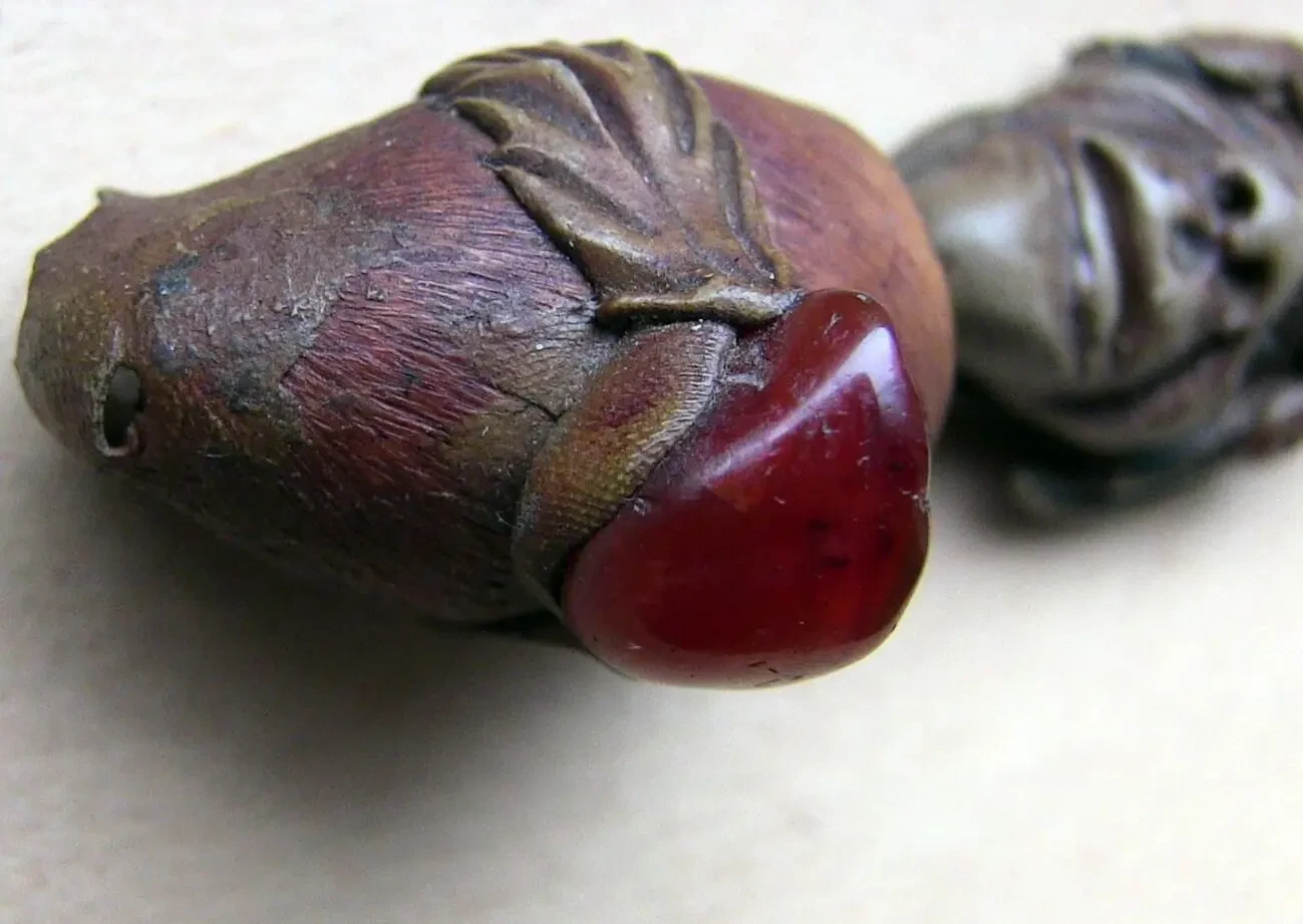 Трубка мундштук, камень Cердолик. 9