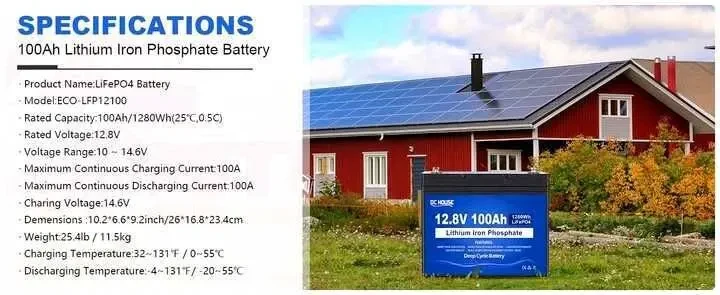Аккумуляторная батарея DC-HOUSE 12V 100Ah 5