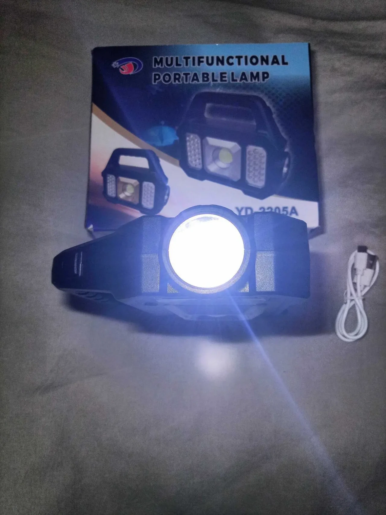 Ліхтар з сонячною зарядкою та через usb 4