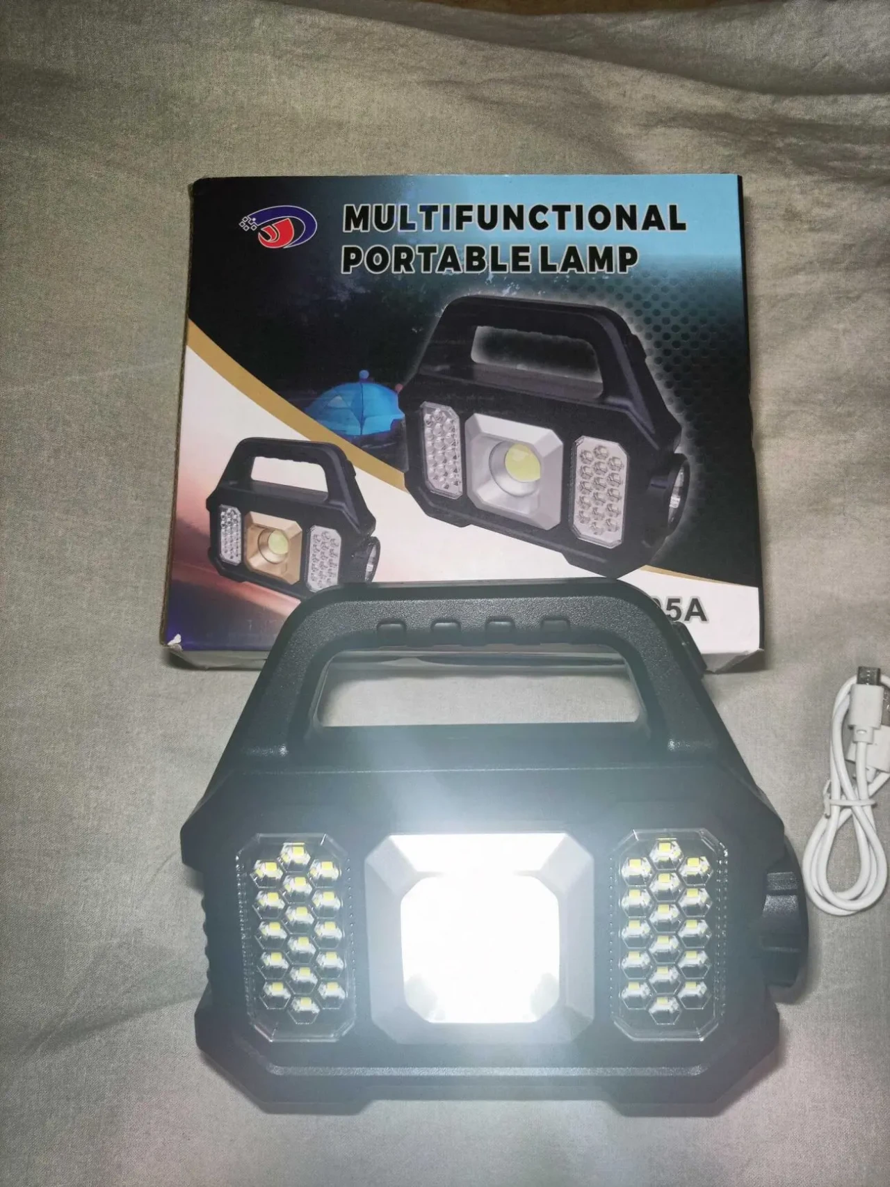 Ліхтар з сонячною зарядкою та через usb 2