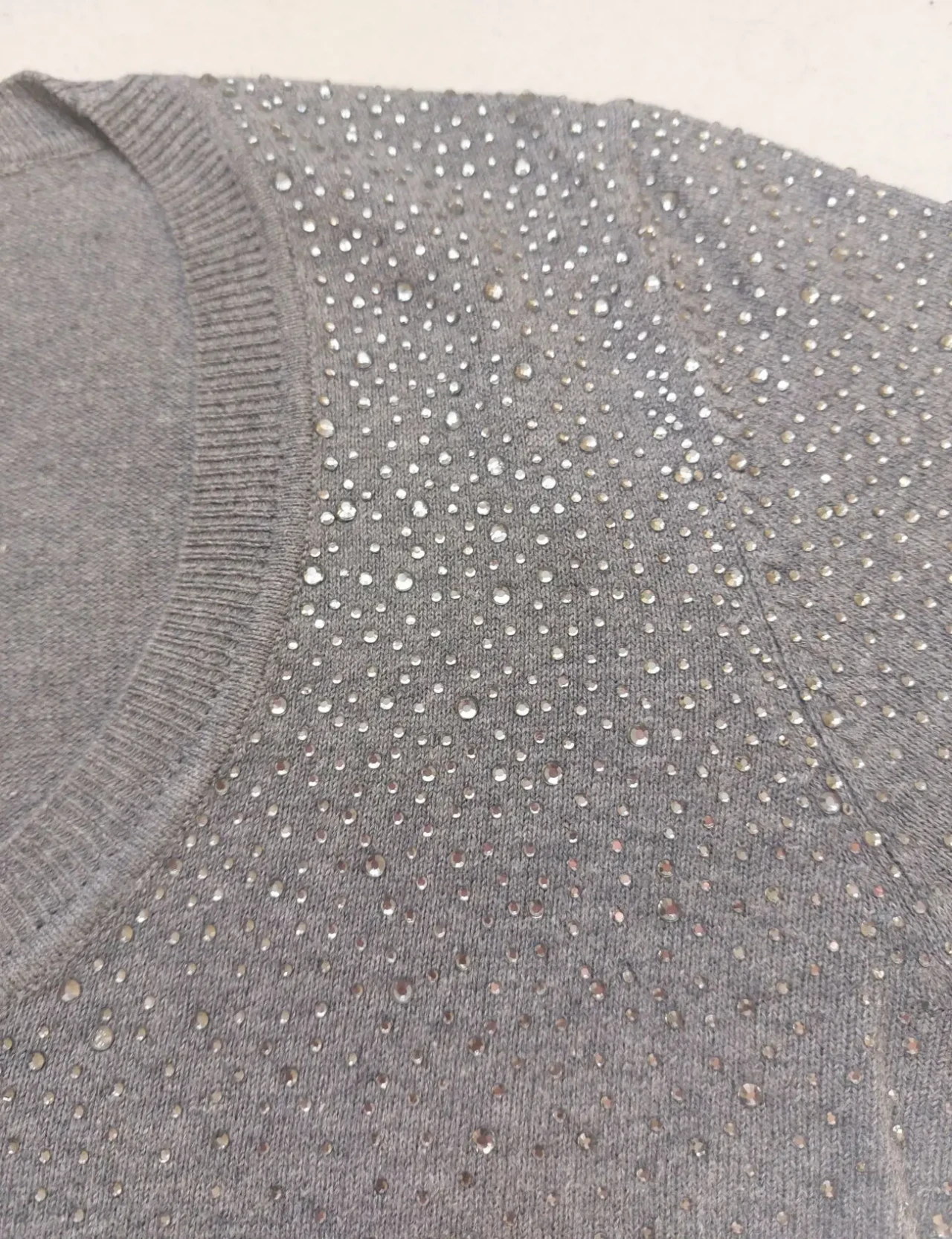 Женская кофточка свитер в стразах Piazza Italia 6