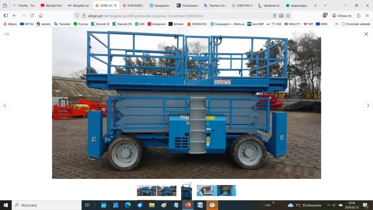 Ножичний підйомник GENIE GS5390