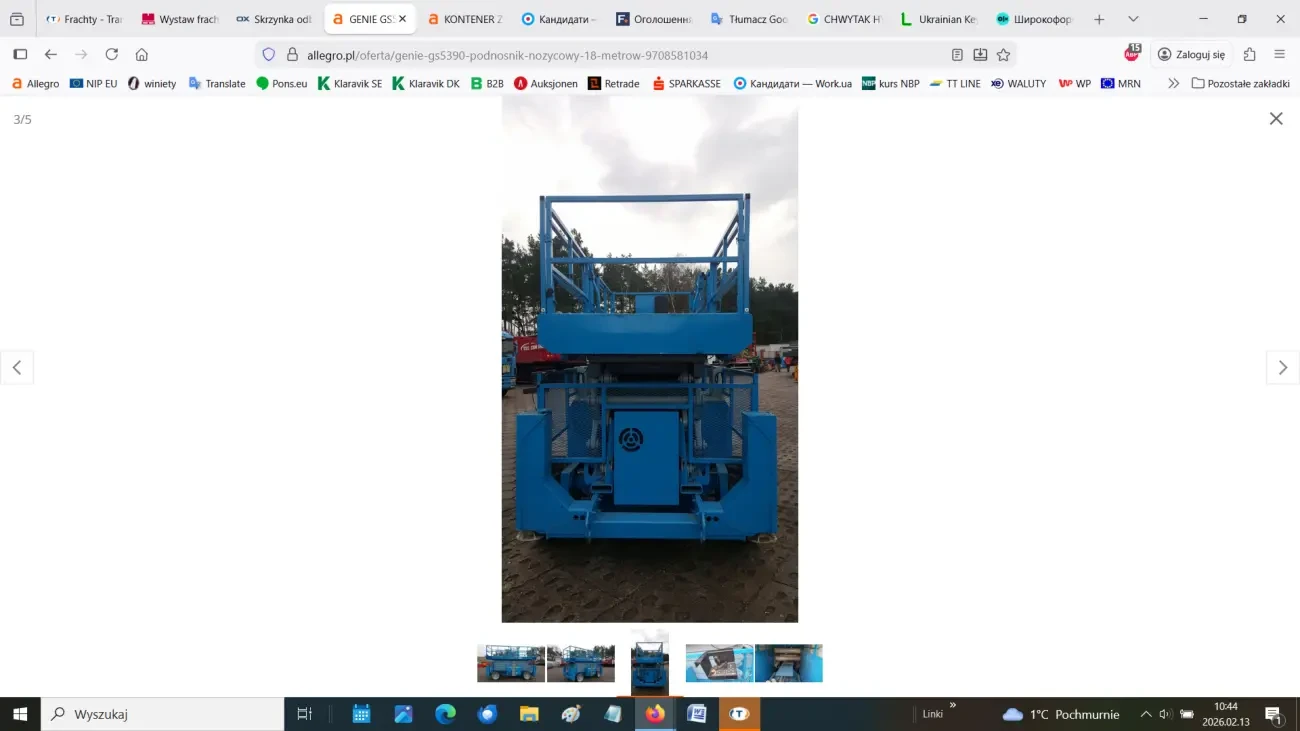 Ножичний підйомник GENIE GS5390 3