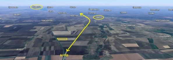 Продаж земельної ділянки площею 8.1 га - на трасі Одеса - Київ