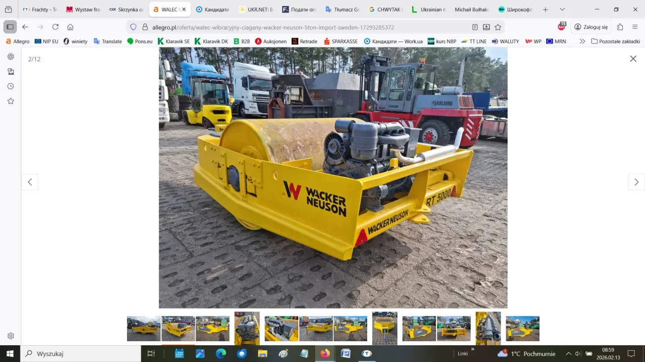 Причіпний вібраційний валець Wacker Neuson RT 5000 4