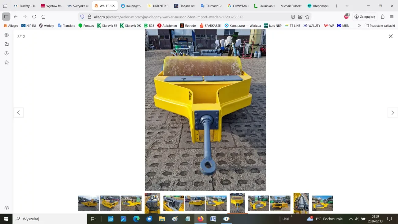 Причіпний вібраційний валець Wacker Neuson RT 5000 7